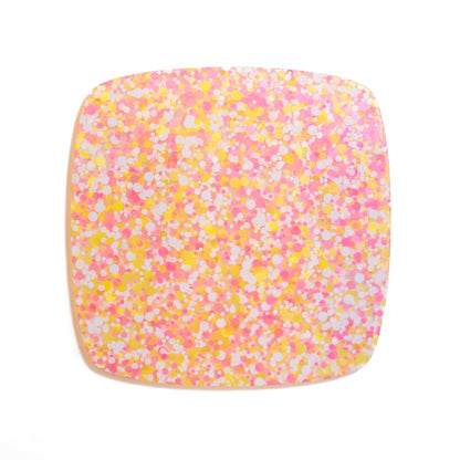 Good Vibes Glitter Dots Cast Acrylic Sheets - CMB Glitter Acrylic Sheets - Local Plastics Distributor - Wholesale Plastics