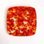 1/8" Holographic Orange Glitter Maple Leaves Cast Acrylic Sheets - Acrylic Sheets