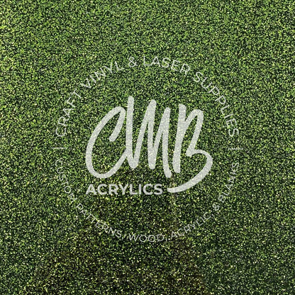 1/8" Hunter Green Glitter Acrylic Sheet - Acrylic Sheets