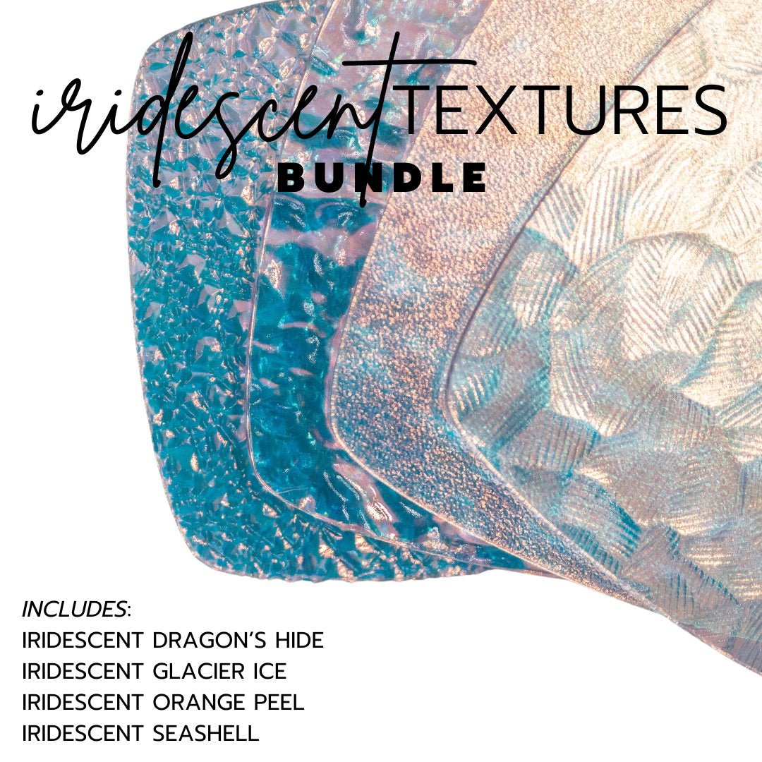 1/8" Iridescent Textured Bundle -