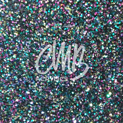 1/8" Lead Gray Holographic Glitter Acrylic Sheet - Acrylic Sheets