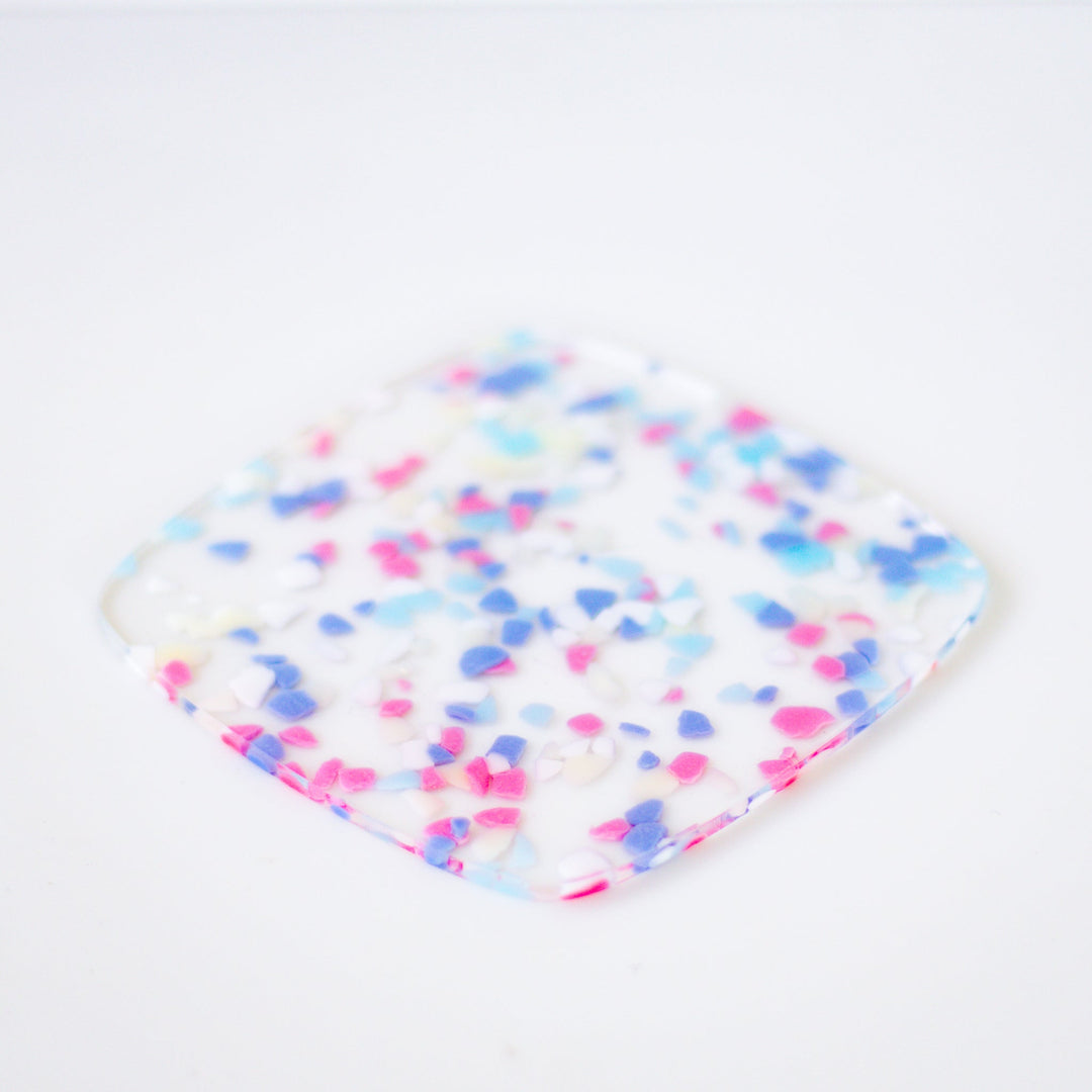 1/8" Light Purples Terrazzo Confetti Acrylic Sheet - Acrylic Sheets