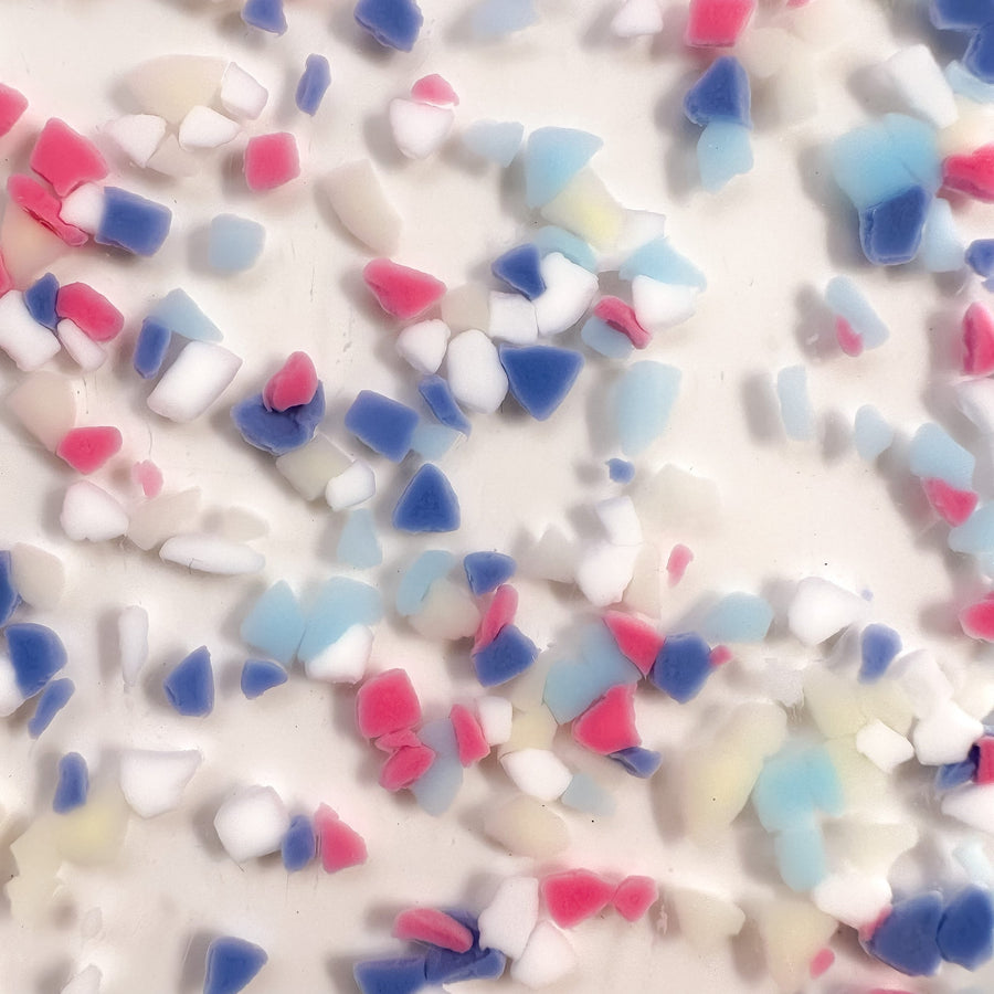 1/8" Light Purples Terrazzo Confetti Cast Acrylic Sheets - Acrylic Sheets
