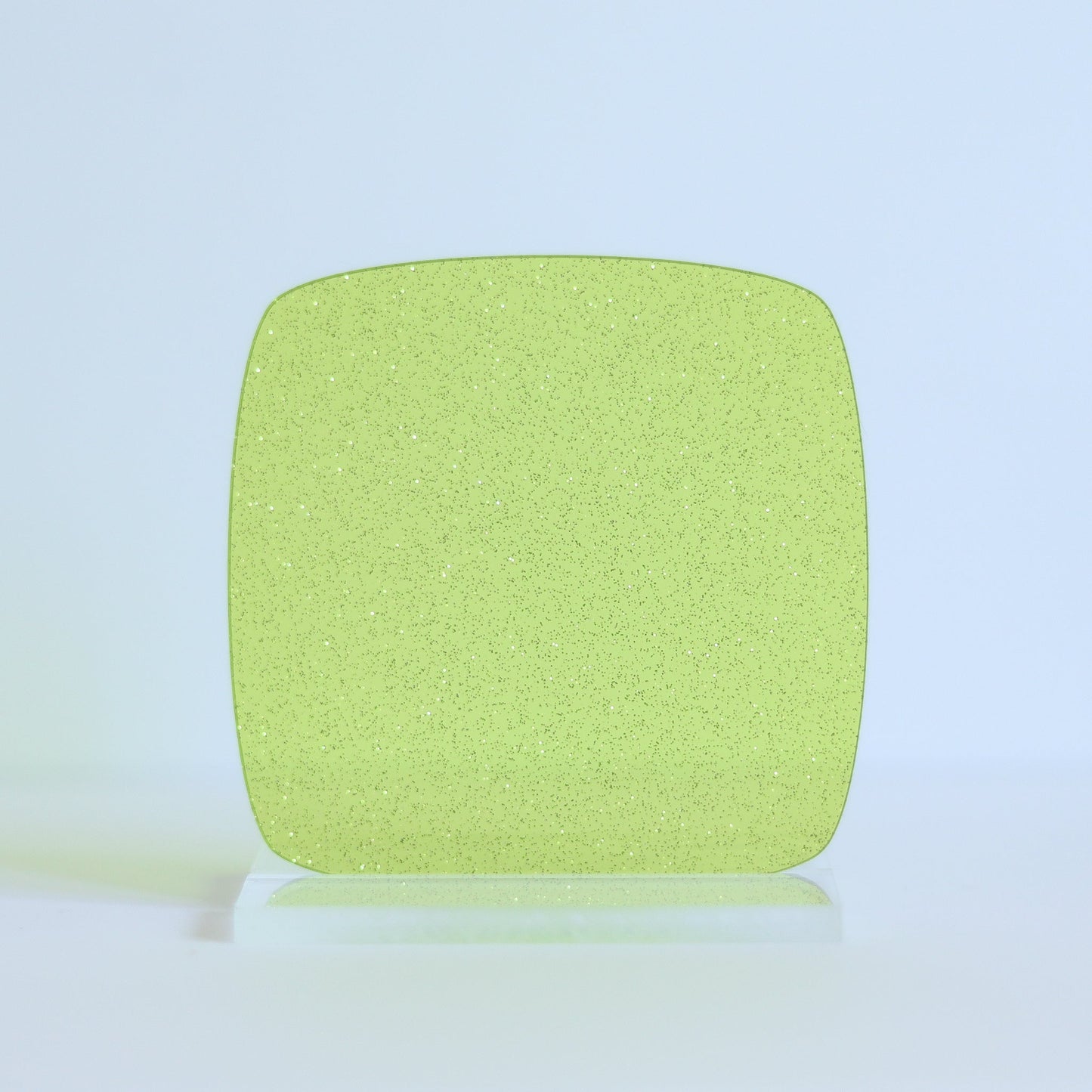 1/8" Lime Green Glitter Jellies Acrylic Sheet - Acrylic Sheets
