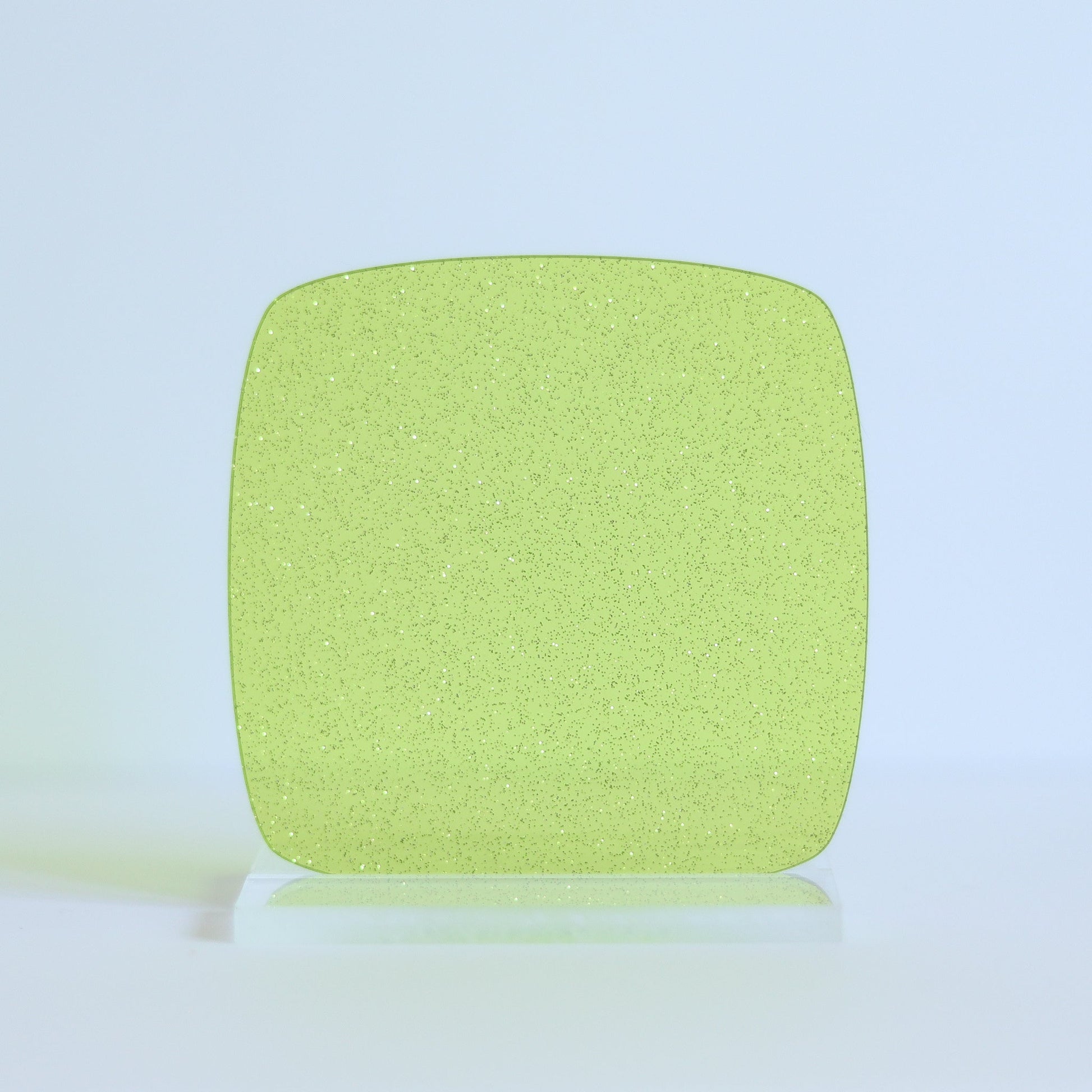 1/8" Lime Green Glitter Jellies Acrylic Sheet - Acrylic Sheets