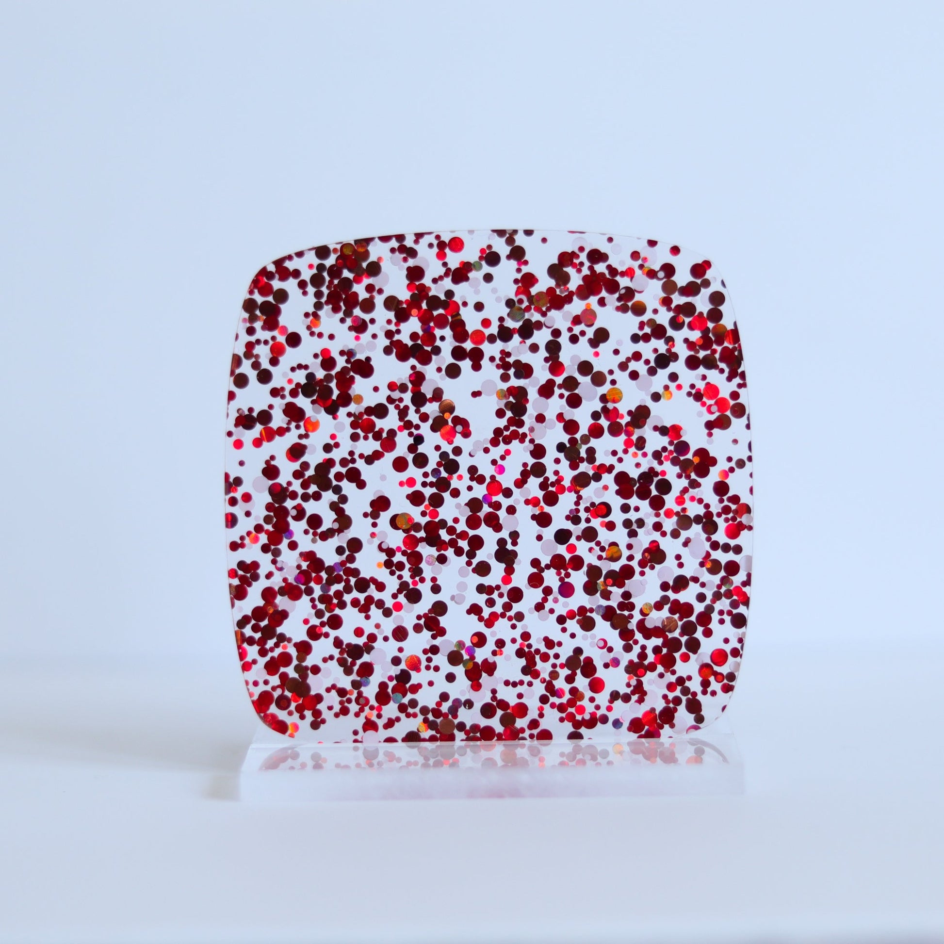 1/8" Lovely Dots FULL Confetti Cast Acrylic Sheets - Acrylic Sheets