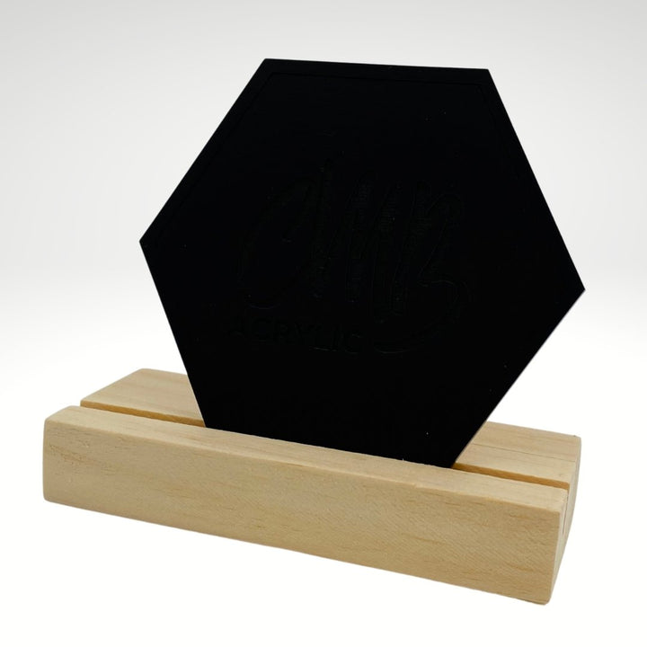 1/8" Matte Black Acrylic Sheet (Single Sided Matte) - Acrylic Sheets