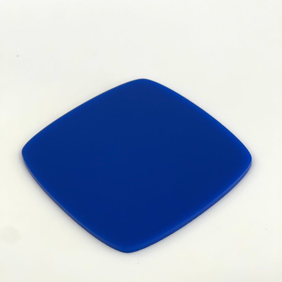 1/8" Matte Blue Acrylic Sheet (Double Sided Matte) - Acrylic Sheets