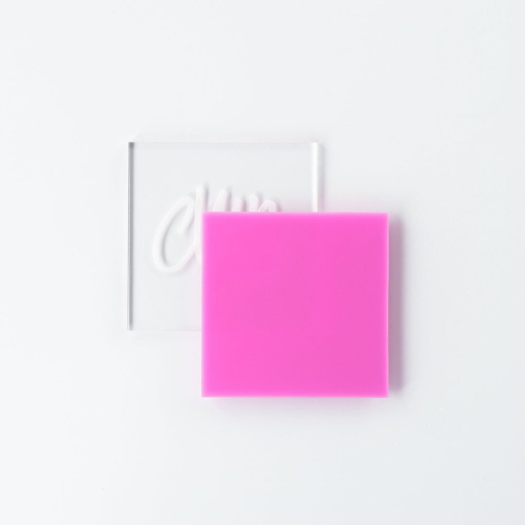 1/8" Matte Bubblegum Acrylic Sheet (Double Sided Matte) - Acrylic Sheets