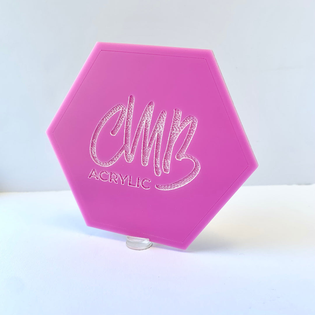 1/8" Matte Bubblegum Acrylic Sheet (Double Sided Matte) - Acrylic Sheets