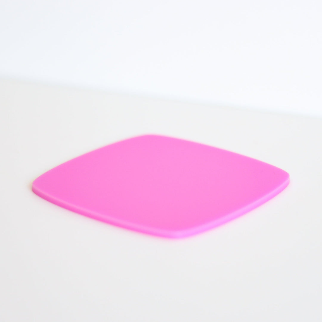 1/8" Matte Bubblegum Acrylic Sheet (Double Sided Matte) - Acrylic Sheets