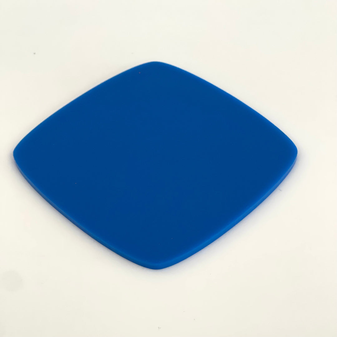 1/8" Matte Cobalt Acrylic Sheet (Double Sided Matte) - Acrylic Sheets