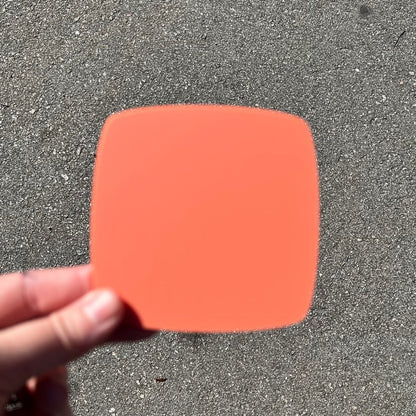 1/8" Matte Melon Cast Acrylic Sheets (Single Sided Matte) - Acrylic Sheets