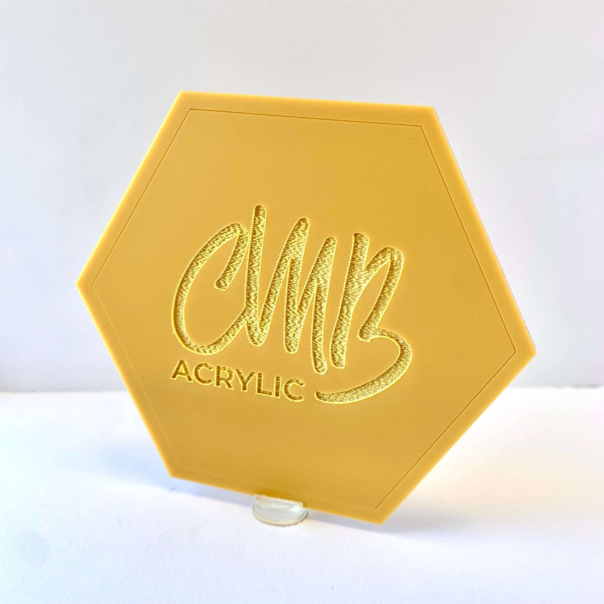 1/8" Matte Mustard Acrylic Sheet (Double Sided Matte) - Acrylic Sheets