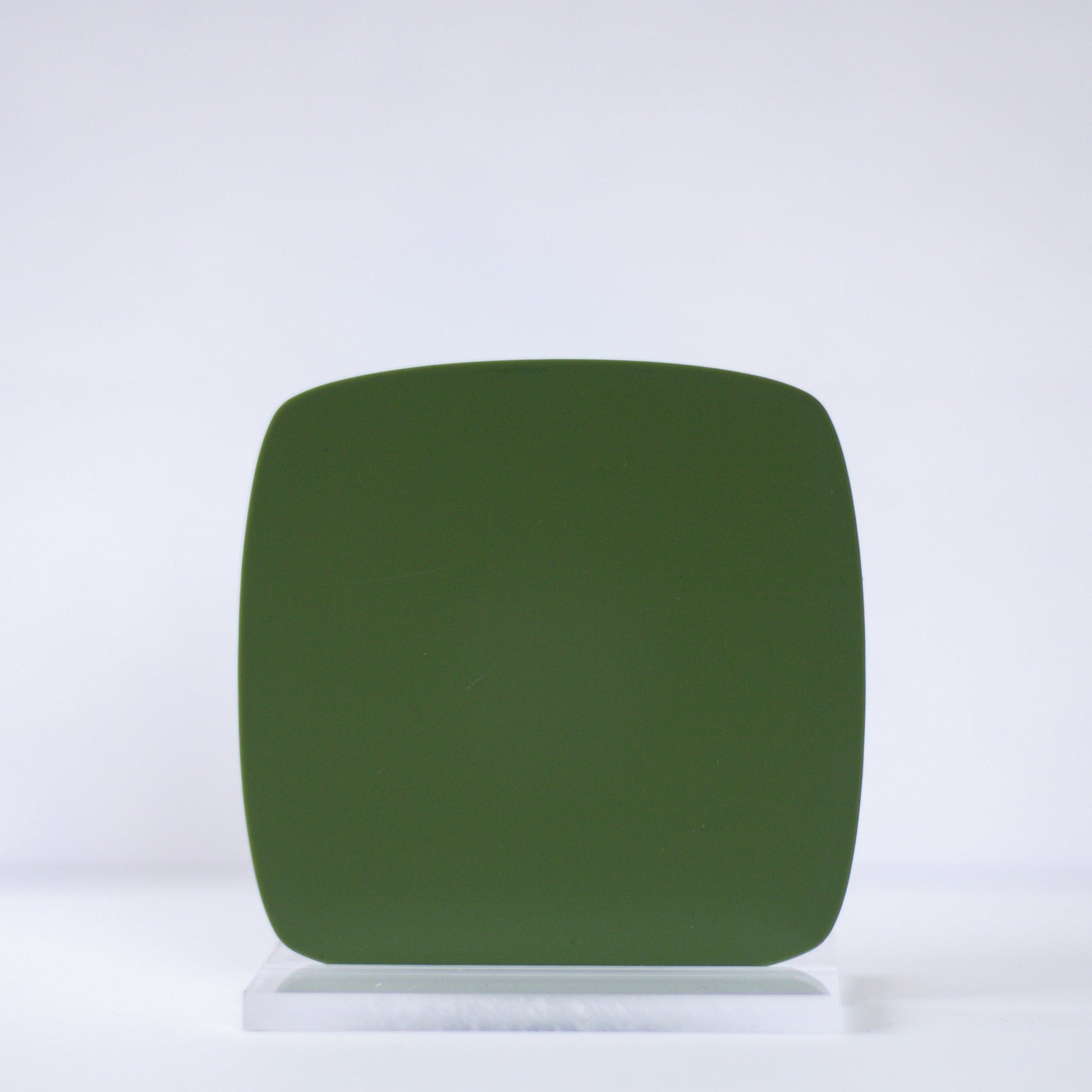 1/8" Matte Olive Acrylic Sheet (Double Sided Matte) - Acrylic Sheets