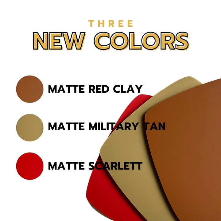 1/8" Matte Red Dirt Clay Acrylic Sheets (Double Sided Matte) - Acrylic Sheets