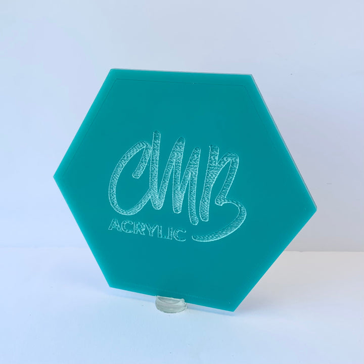 1/8" Matte Turquoise Acrylic Sheet (Double Sided Matte) - Acrylic Sheets