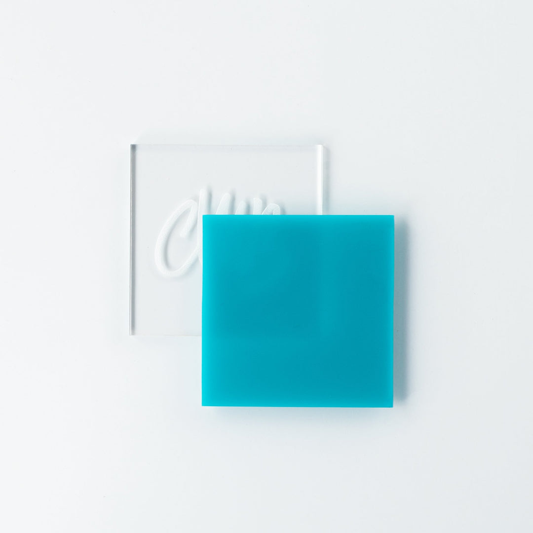 1/8" Matte Turquoise Acrylic Sheet (Double Sided Matte) - Acrylic Sheets