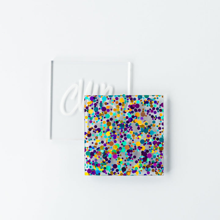 1/8" Mermaid Multi Dots Confetti Acrylic Sheet - Acrylic Sheets