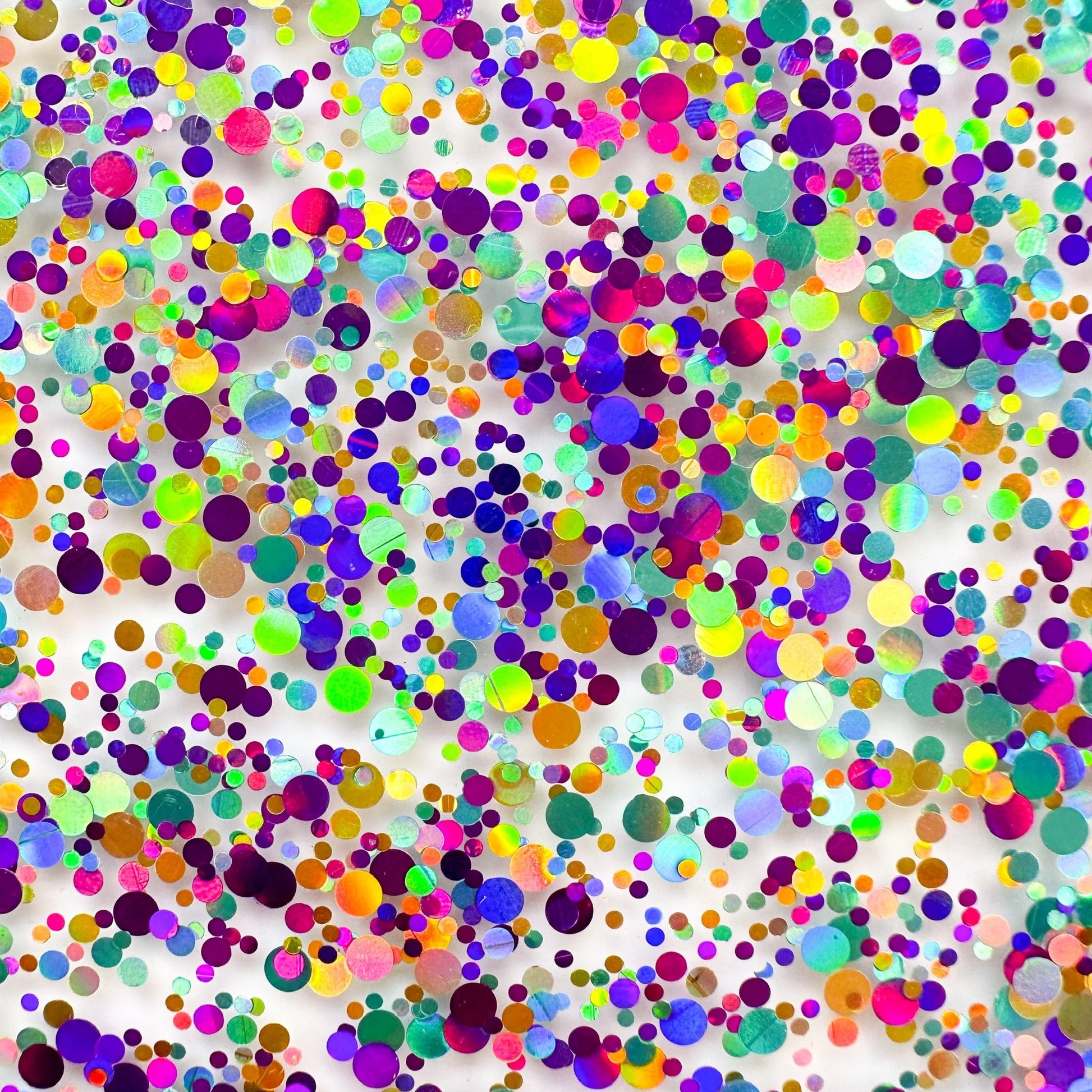 1/8" Mermaid Multi Dots Confetti Cast Acrylic Sheets - Acrylic Sheets