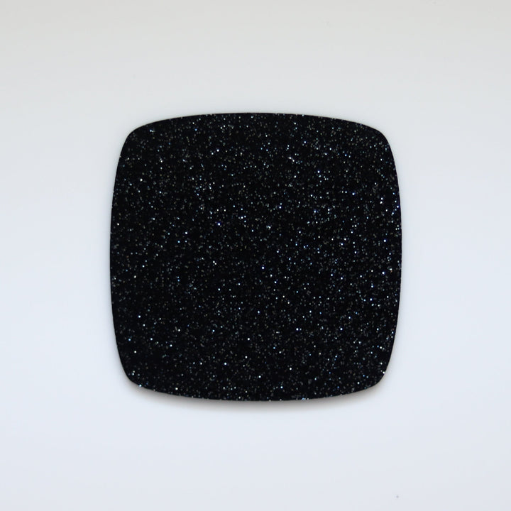 1/8" Midnight Black Glitter Acrylic Sheet - Acrylic Sheets