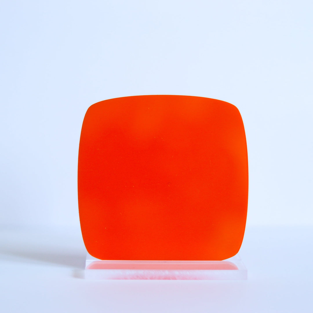 1/8" Orange Acrylic Sheet - Acrylic Sheets