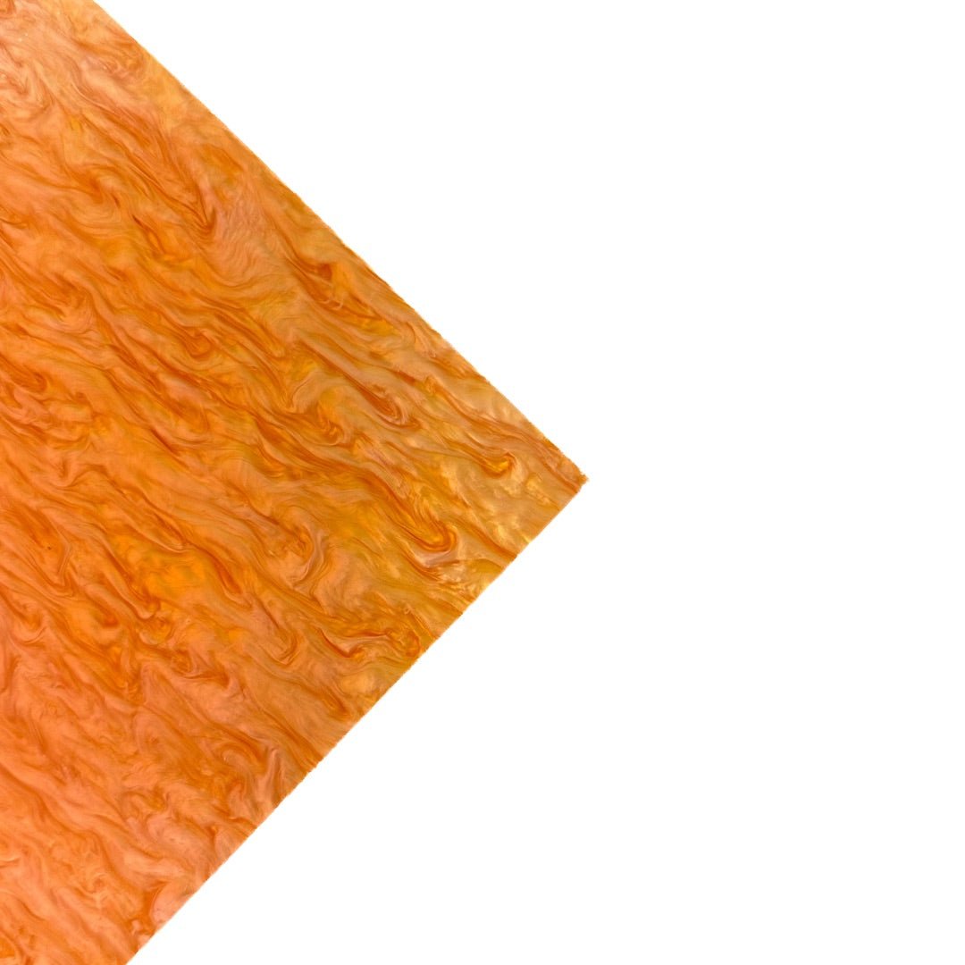 1/8" Orange Pearl Cast Acrylic Sheets - Acrylic Sheets