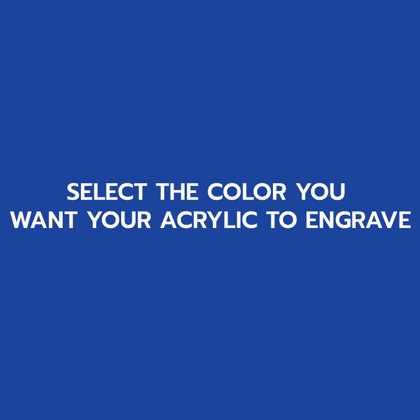 1/8" Pantone 293 Two Tone Acrylic SELECT YOUR ENGRAVE COLOR - CMB Two Tone