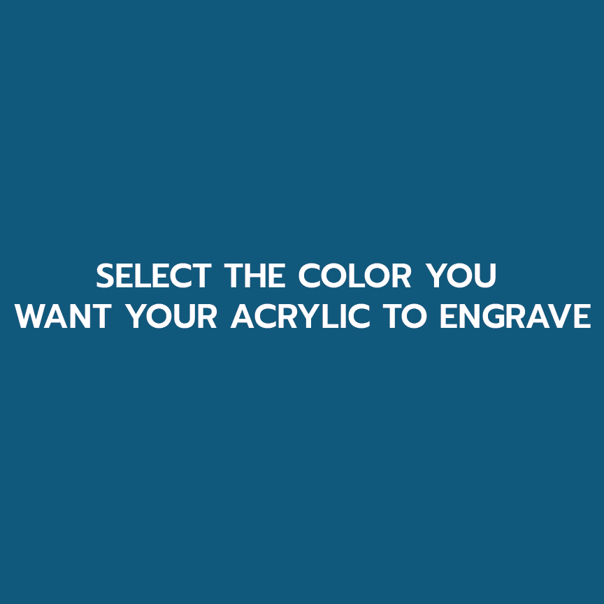 1/8" Pantone 308 Two Tone Acrylic SELECT YOUR ENGRAVE COLOR - CMB Two Tone