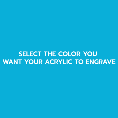 1/8" Pantone 638 Two Tone Acrylic SELECT YOUR ENGRAVE COLOR - CMB Two Tone