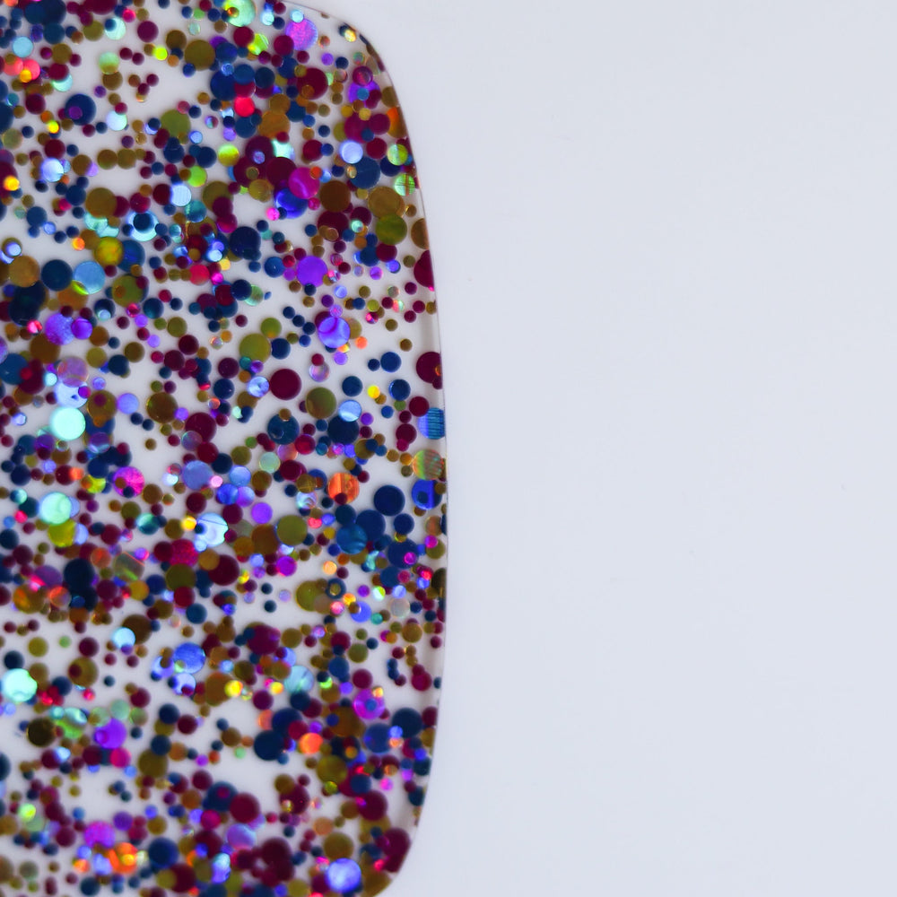 1/8" Party Multi Dots Confetti Acrylic Sheet - Acrylic Sheets