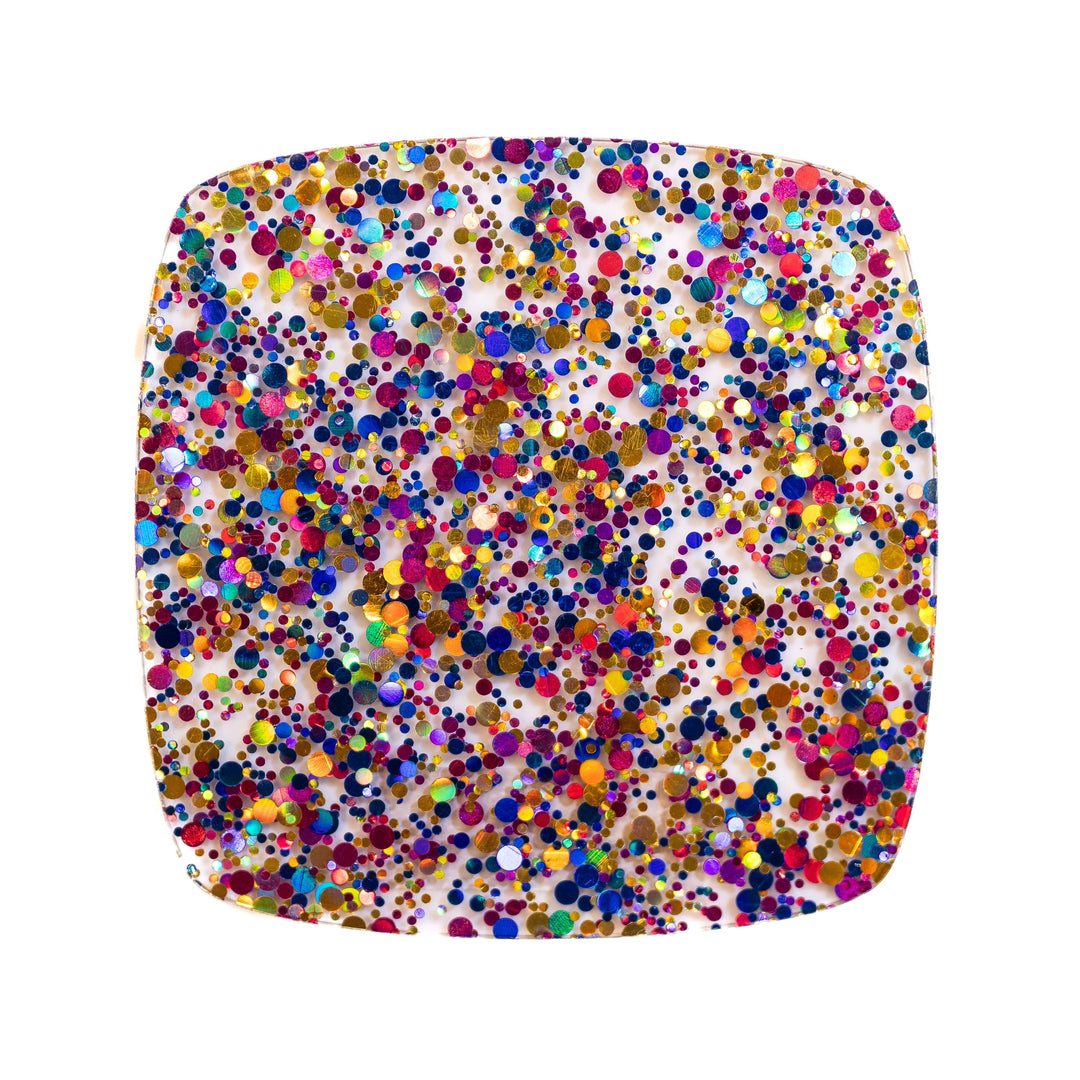 1/8" Party Time Glitter Dots Cast Acrylic Sheets - Acrylic Sheets