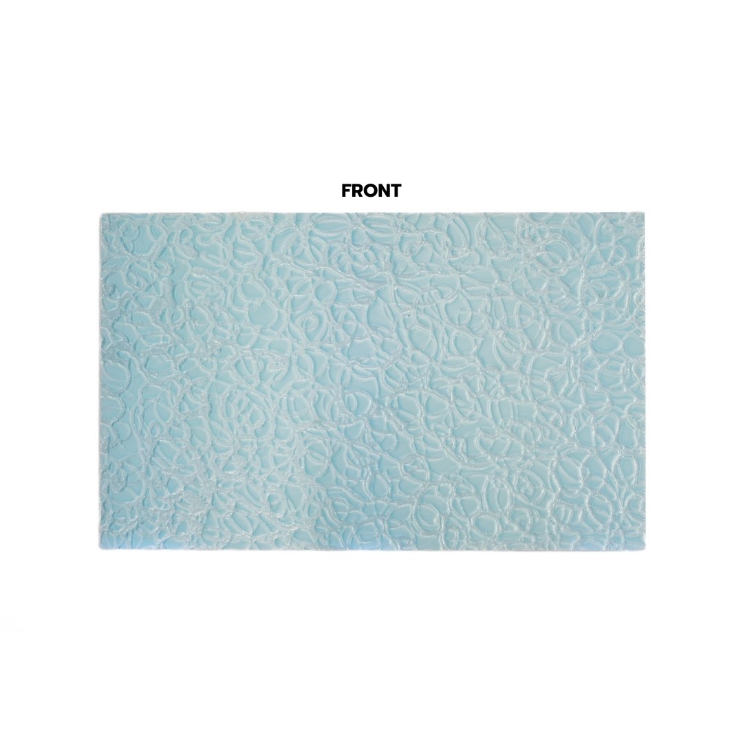 1/8" Pastel Blue Crackle Cast Acrylic Sheets - Acrylic Sheets