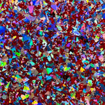 1/8" Patriotic Flake Glitter Cast Acrylic Sheets - Acrylic Sheets
