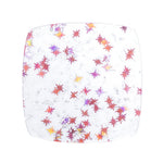 1/8" Pink Stars & Silver Chunks Shaped Glitter Cast Acrylic Sheets - Acrylic Sheets