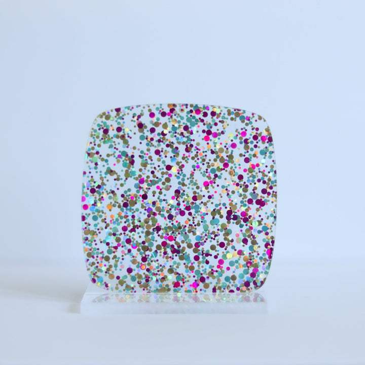 1/8" Playful Multi Dots Confetti Acrylic Sheet - Acrylic Sheets