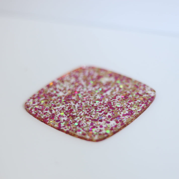1/8" Pretty Pink Dots Confetti Acrylic Sheet - Acrylic Sheets