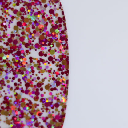 1/8" Pretty Pink Dots Confetti Acrylic Sheet - Acrylic Sheets
