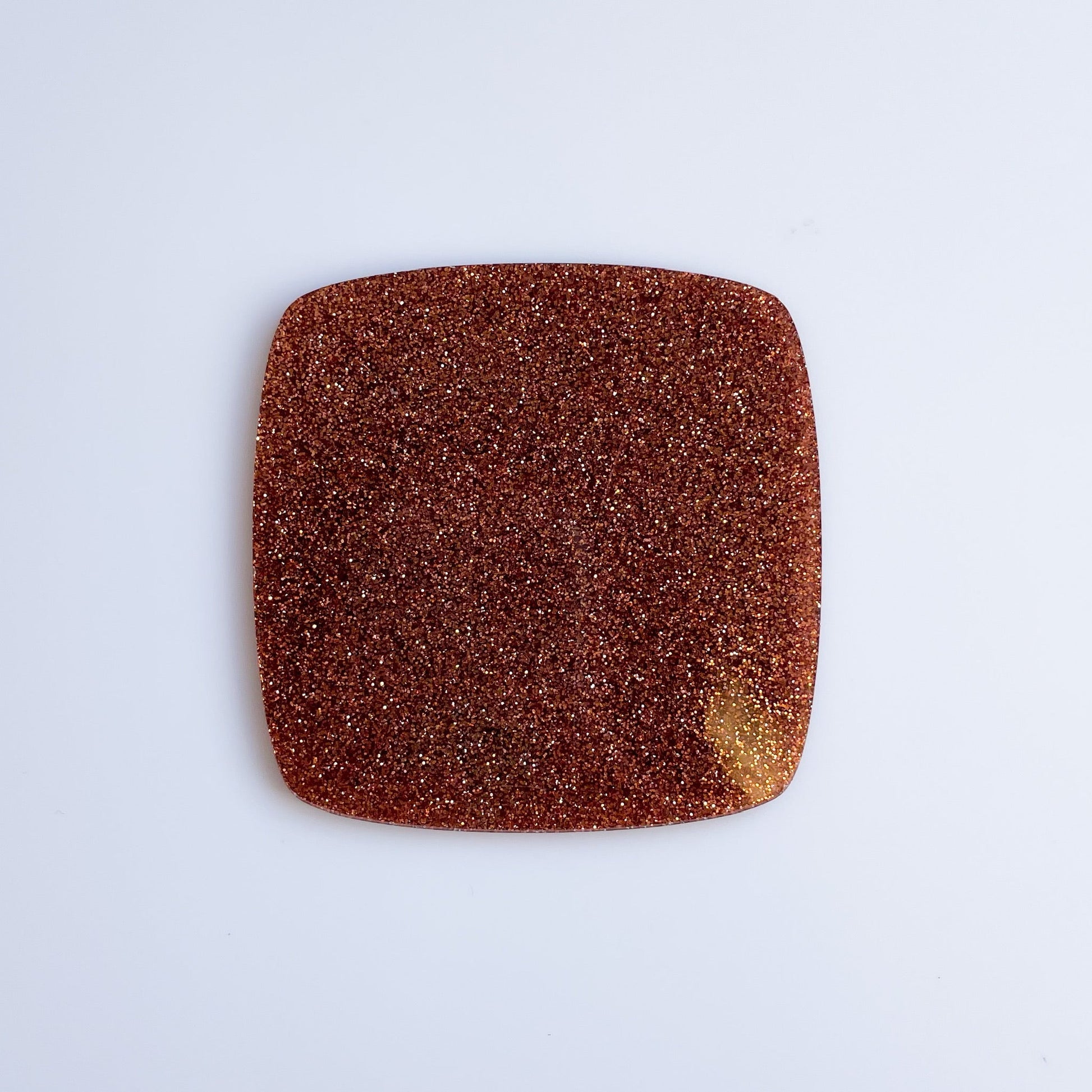 1/8" Pumpkin Spice Glitter Cast Acrylic Sheets - Acrylic Sheets