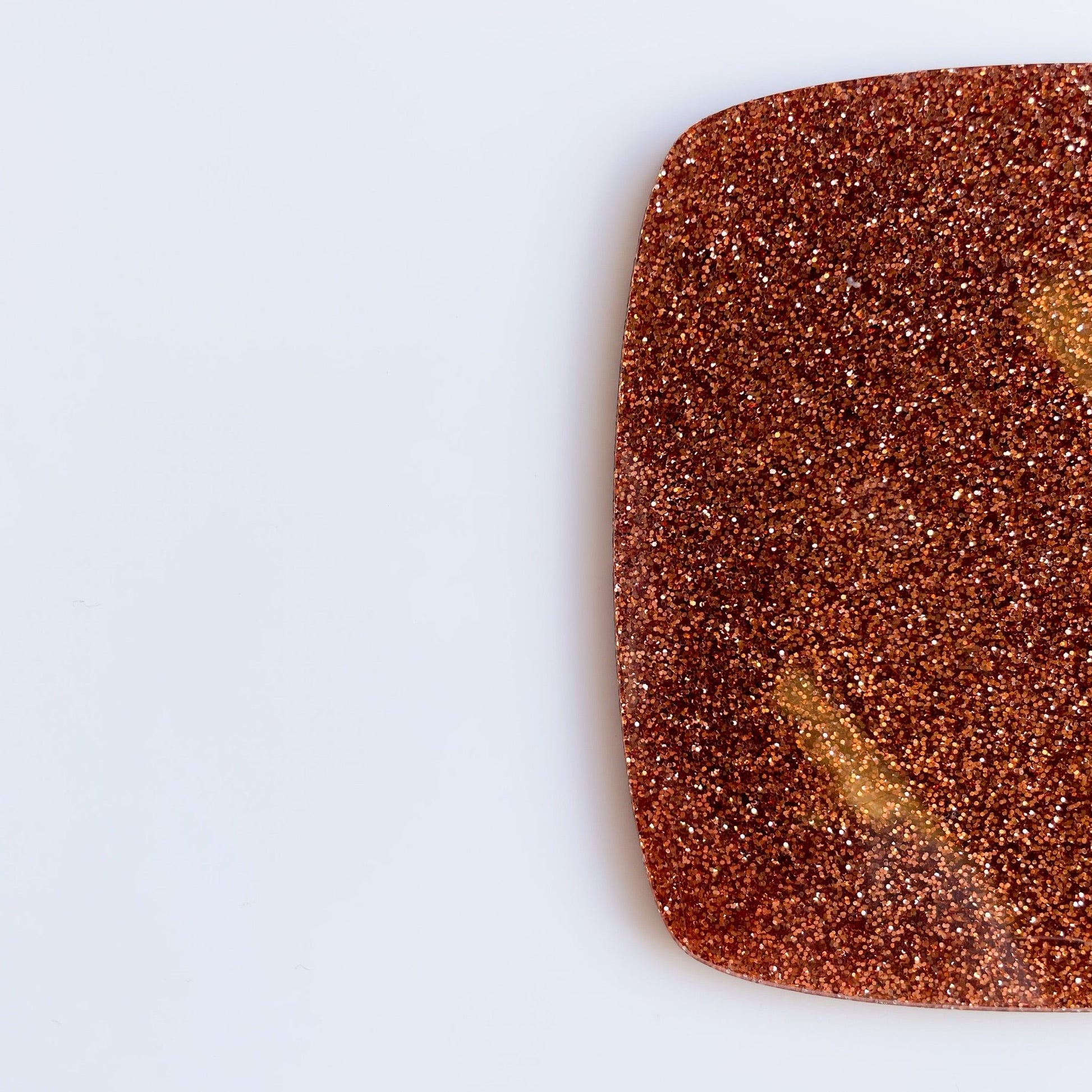 1/8" Pumpkin Spice Glitter Cast Acrylic Sheets - Acrylic Sheets