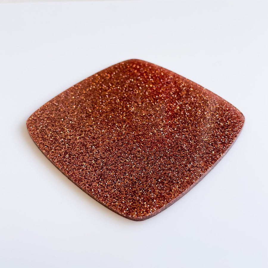 1/8" Pumpkin Spice Glitter Cast Acrylic Sheets - Acrylic Sheets