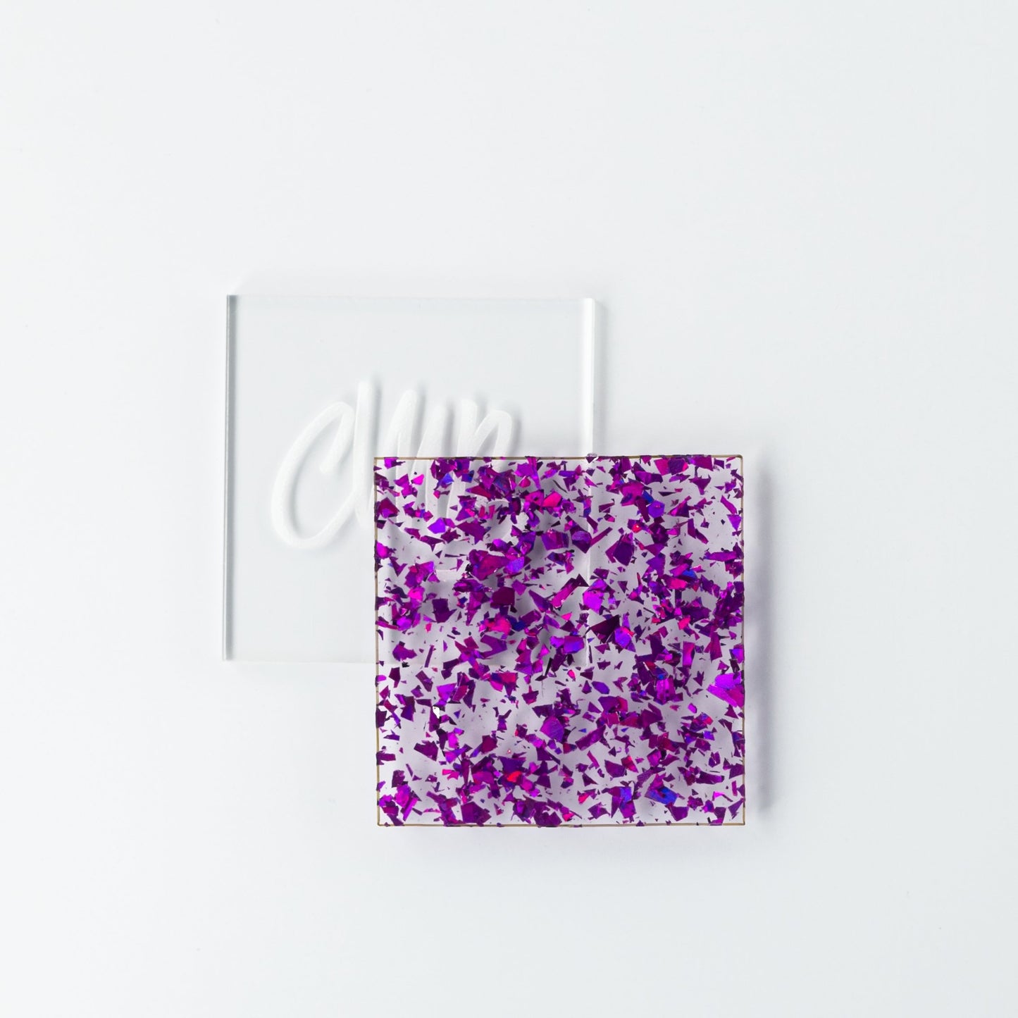 1/8" Purple Crystal Flake Acrylic Sheet - Acrylic Sheets