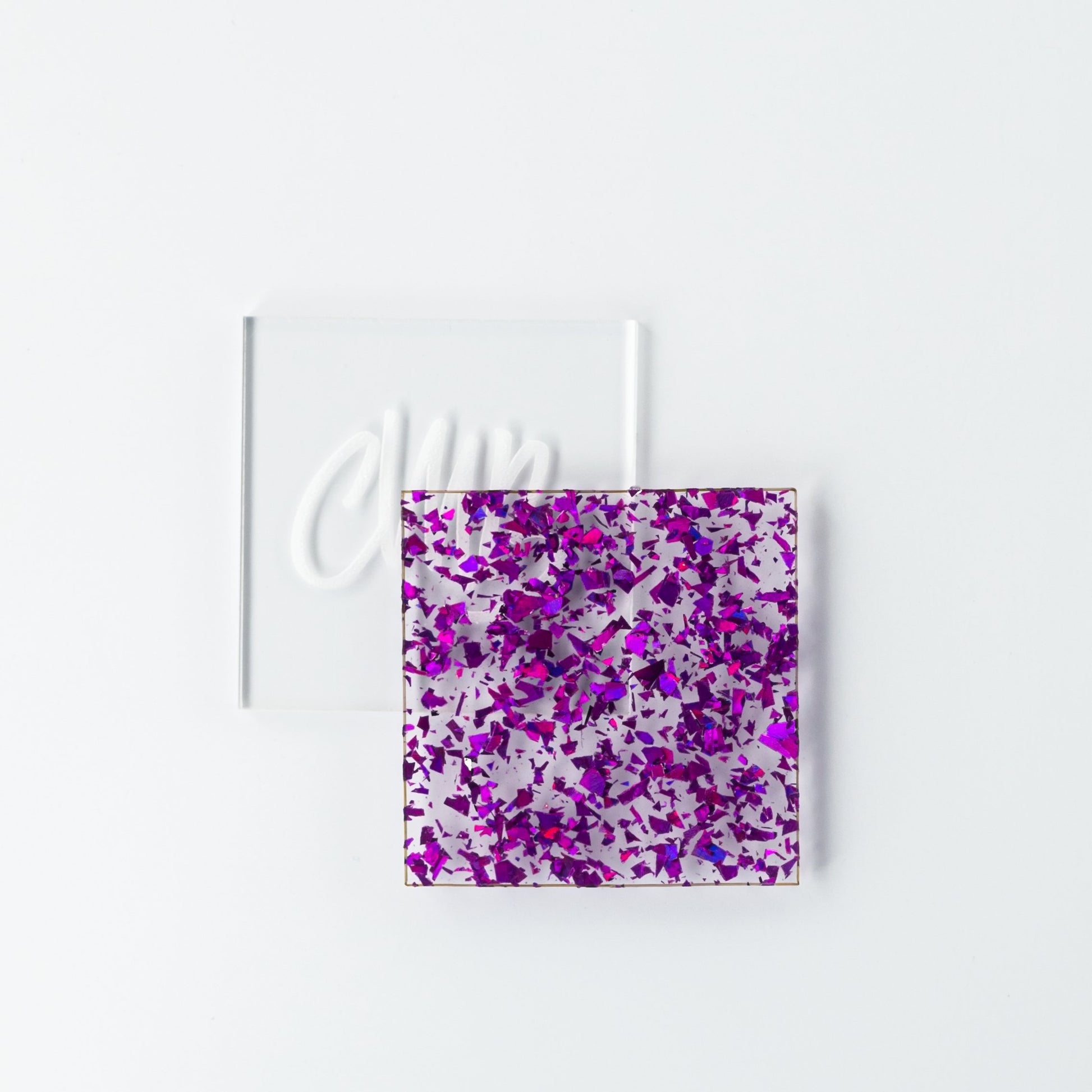 1/8" Purple Crystal Flake Acrylic Sheet - Acrylic Sheets