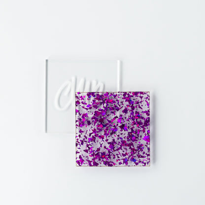 1/8" Purple Crystal Flake Acrylic Sheet - Acrylic Sheets