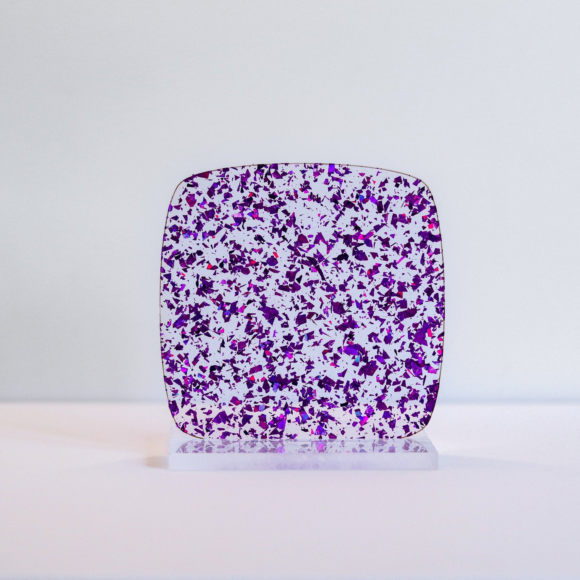 1/8" Purple Crystal Flake Acrylic Sheet - Acrylic Sheets