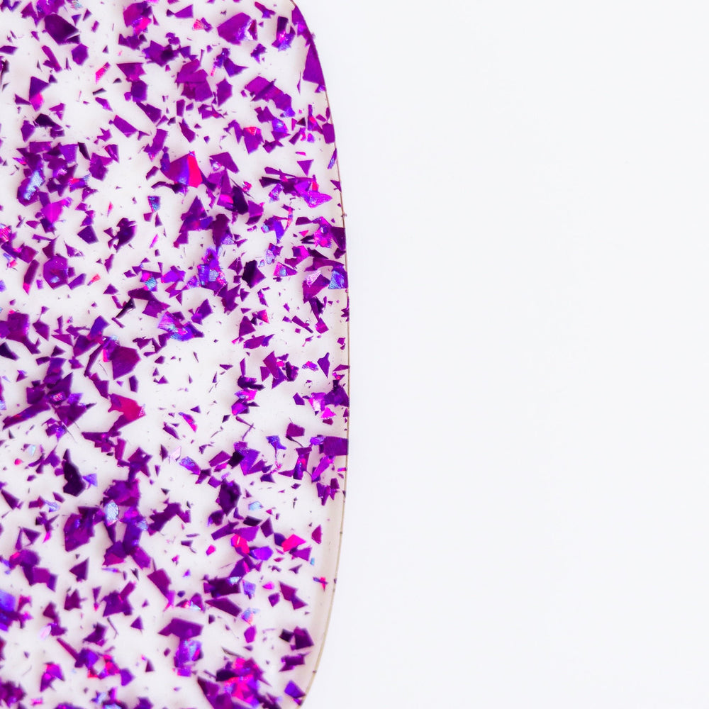 1/8" Purple Crystal Flake Acrylic Sheet - Acrylic Sheets