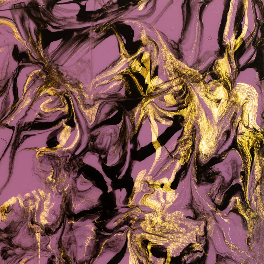 1/8" Purple Golden Swirl Marble Cast Acrylic Sheets - Acrylic Sheets