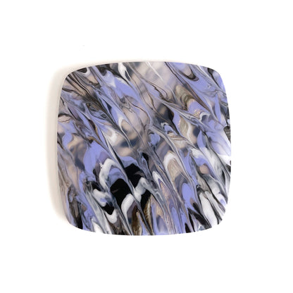 1/8" Romantic Periwinkle Paint Pour Cast Acrylic Sheets - Acrylic Sheets