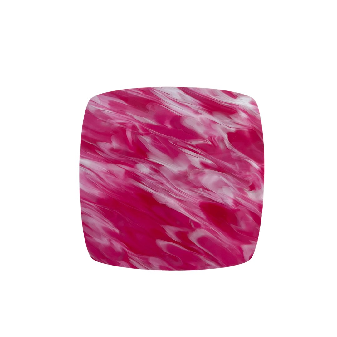 1/8" Rose Petal Paint Pour Cast Acrylic Sheets - Acrylic Sheets