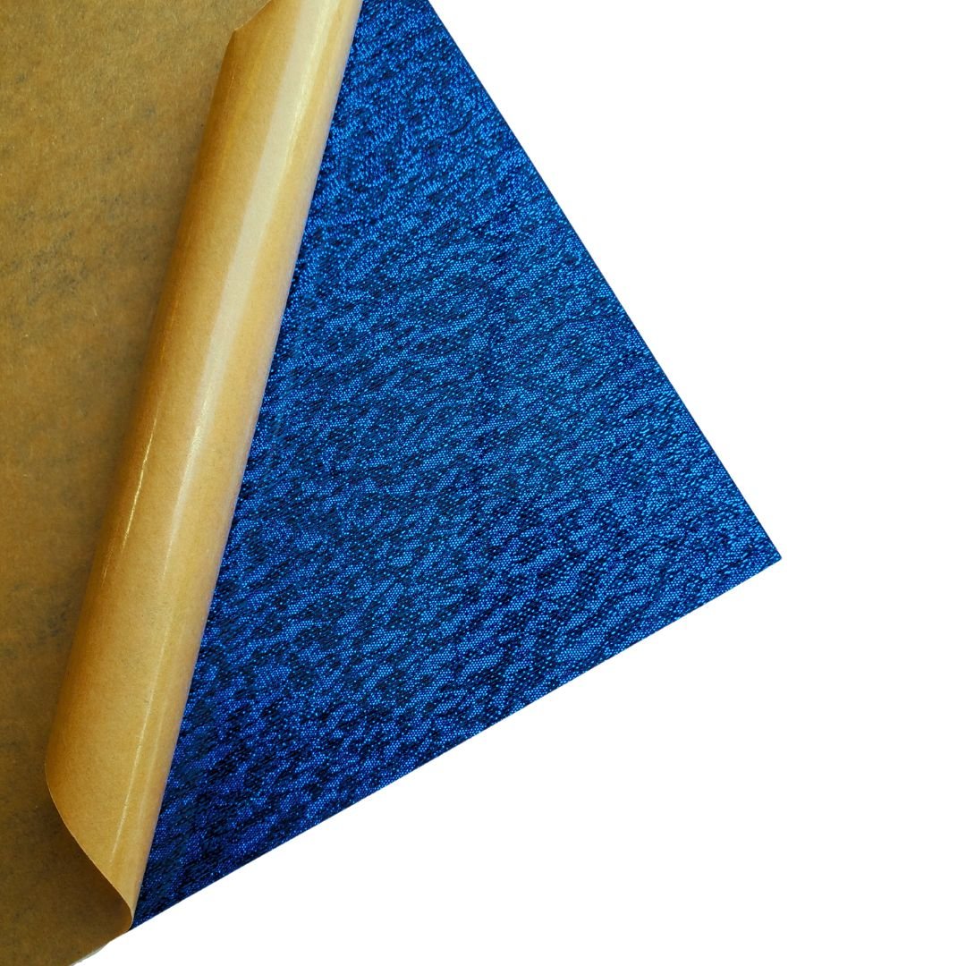 1/8" Royal Blue Shimmer Fabric Cast Acrylic Sheets - Acrylic Sheets